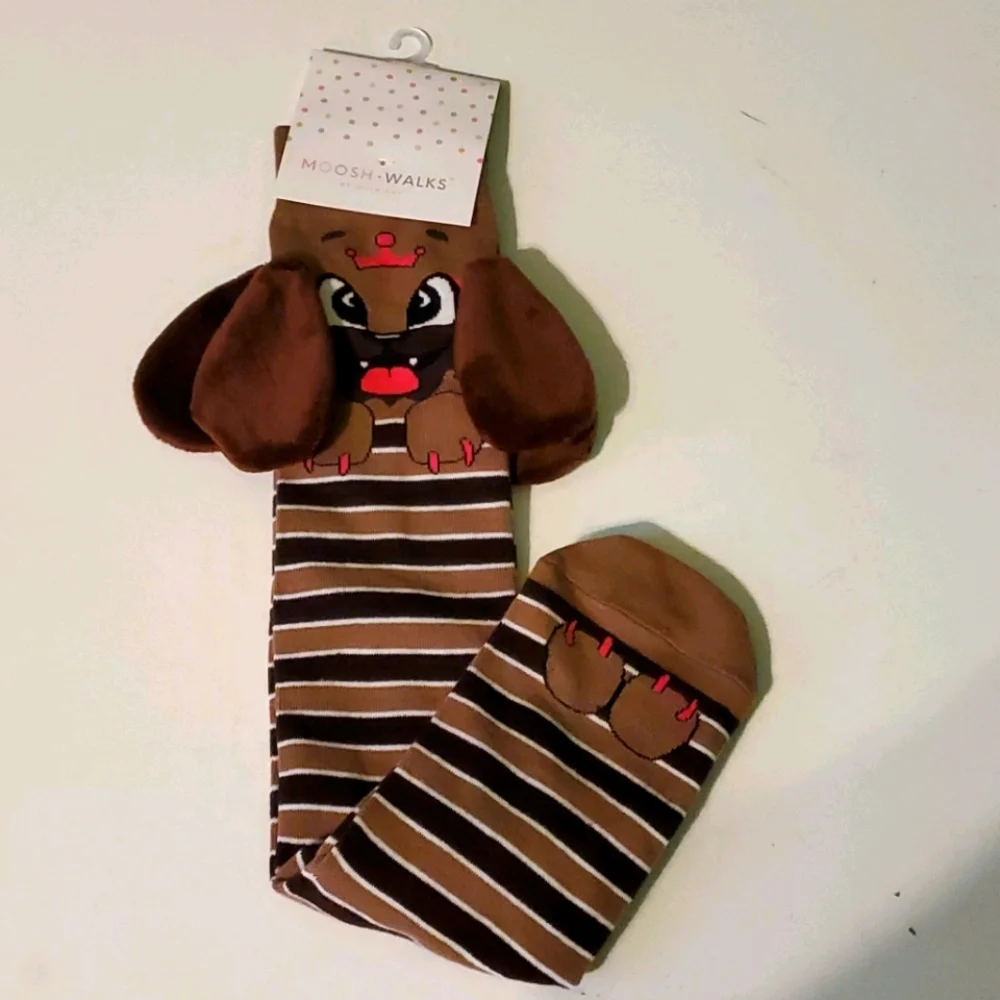 NEW Moosh Walks women's/teens princess dog socks